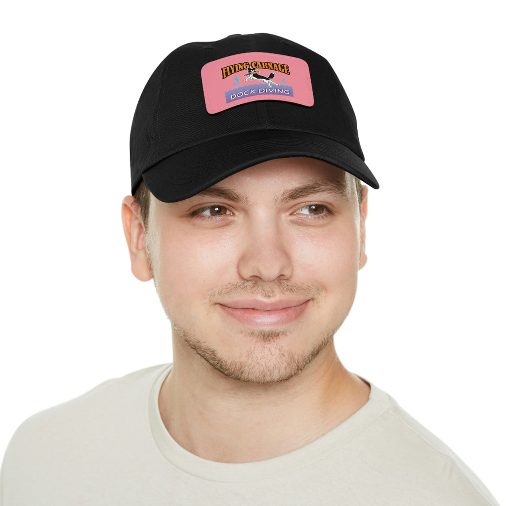 Multi Color Leather Patch Hat