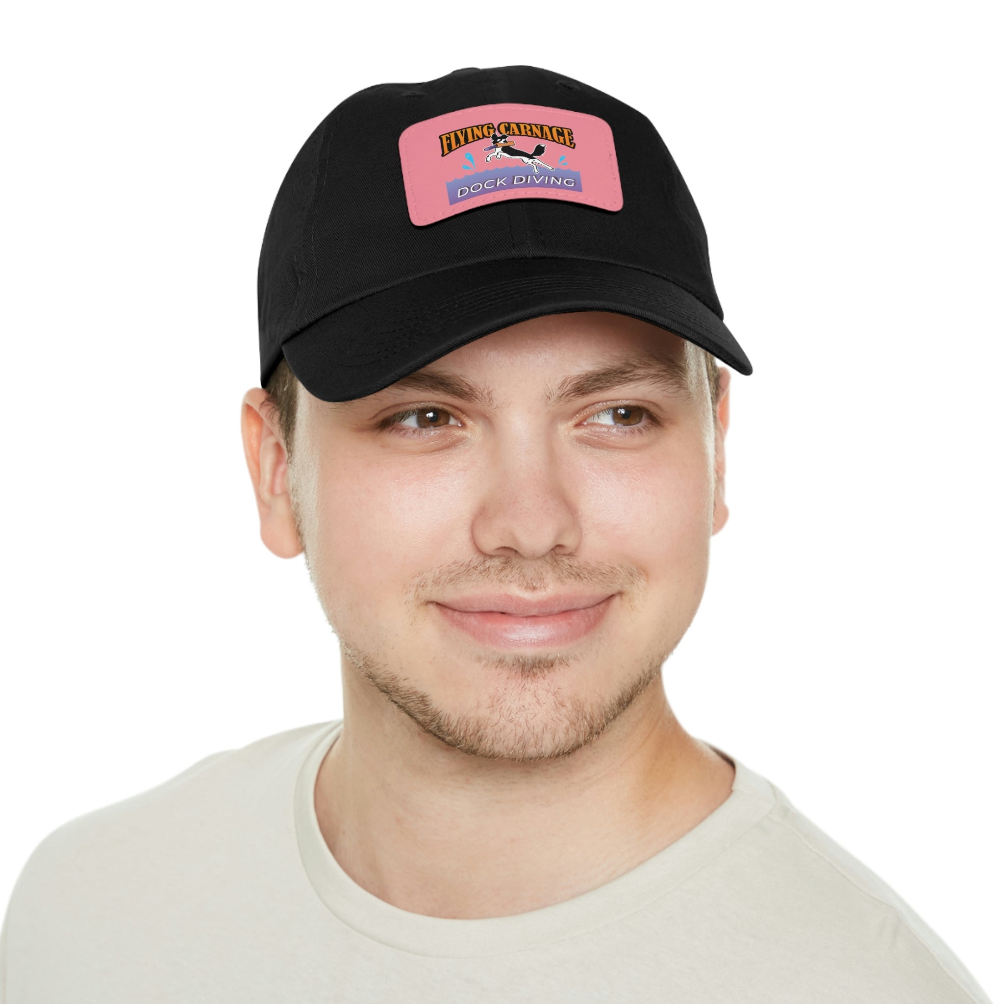 Multi Color Leather Patch Hat