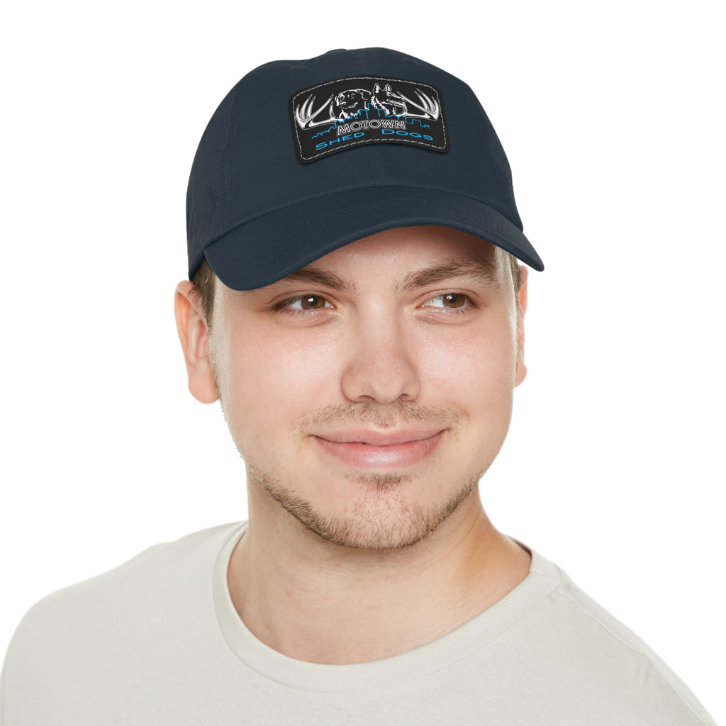 MoTown Multi Color hat with Leather Patch (Rectangle)