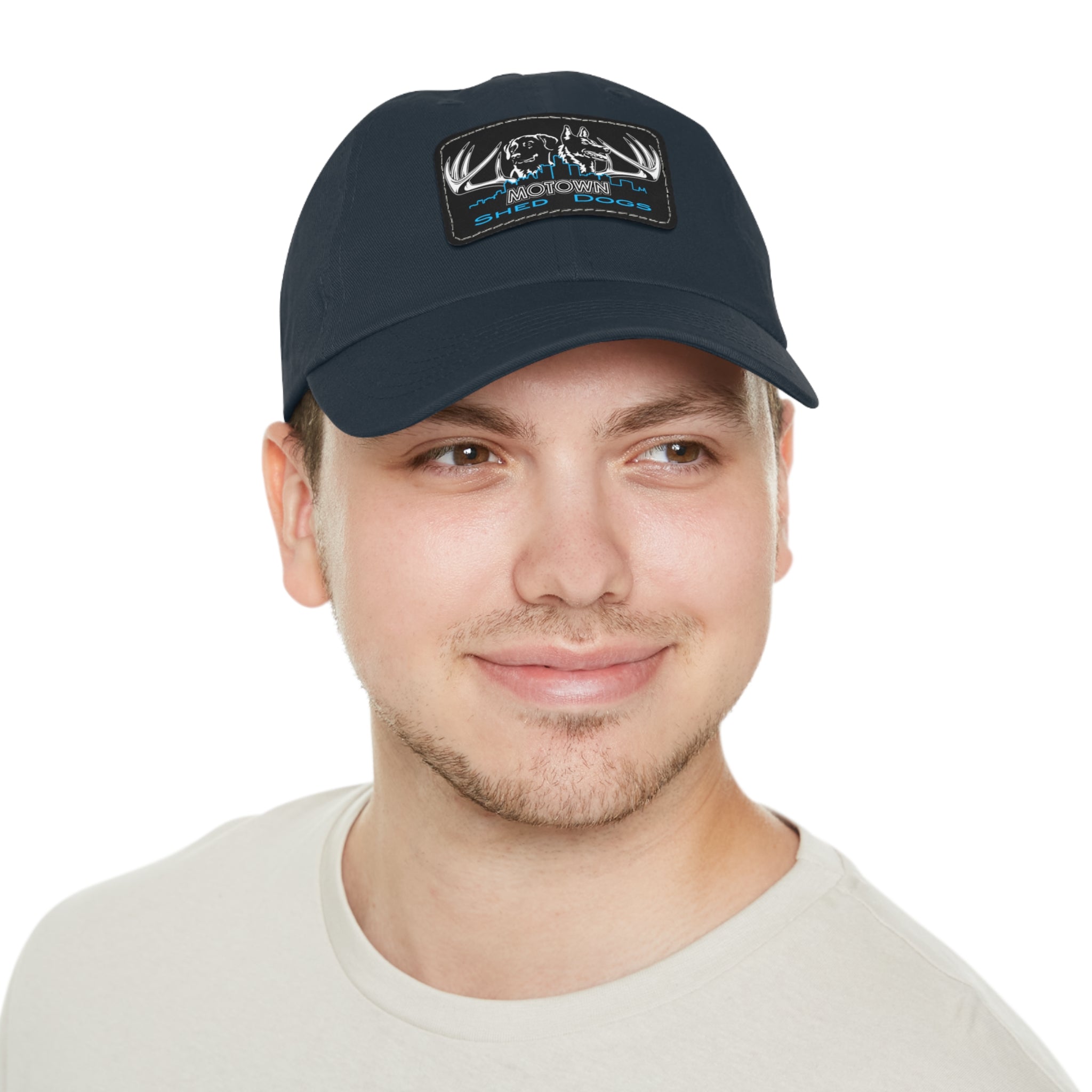 MoTown Multi Color hat with Leather Patch (Rectangle)