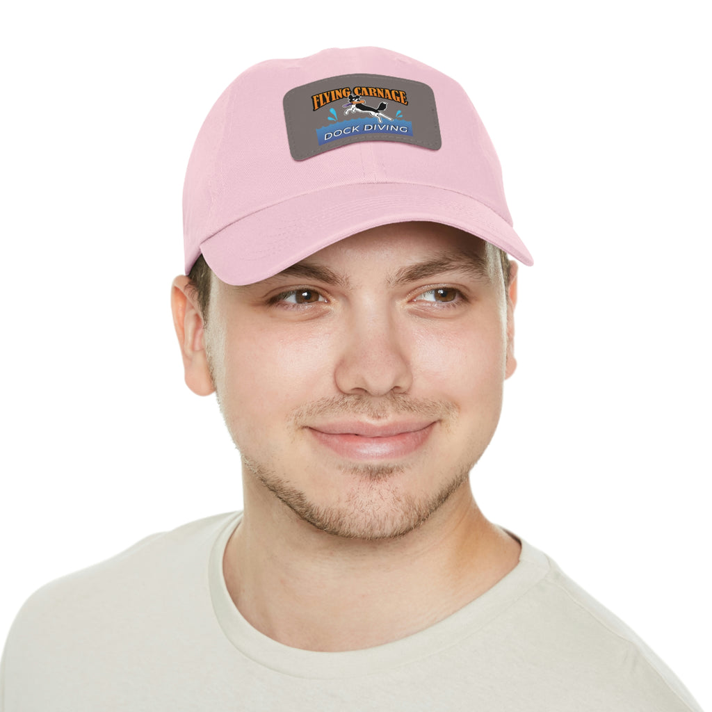 Multi Color Leather Patch Hat