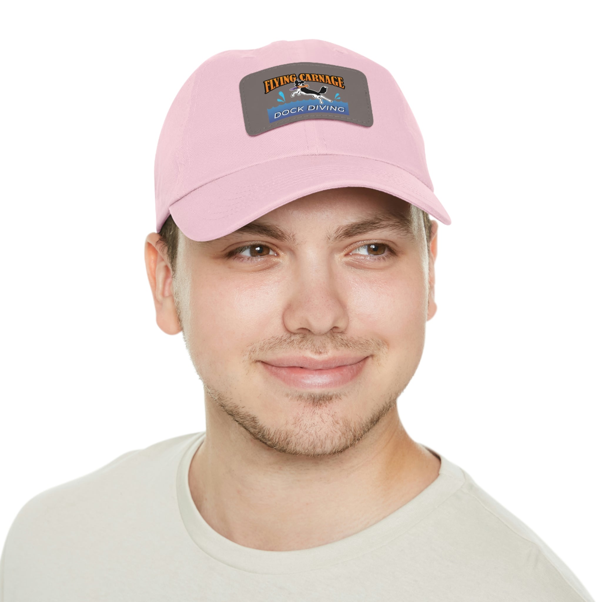 Multi Color Leather Patch Hat