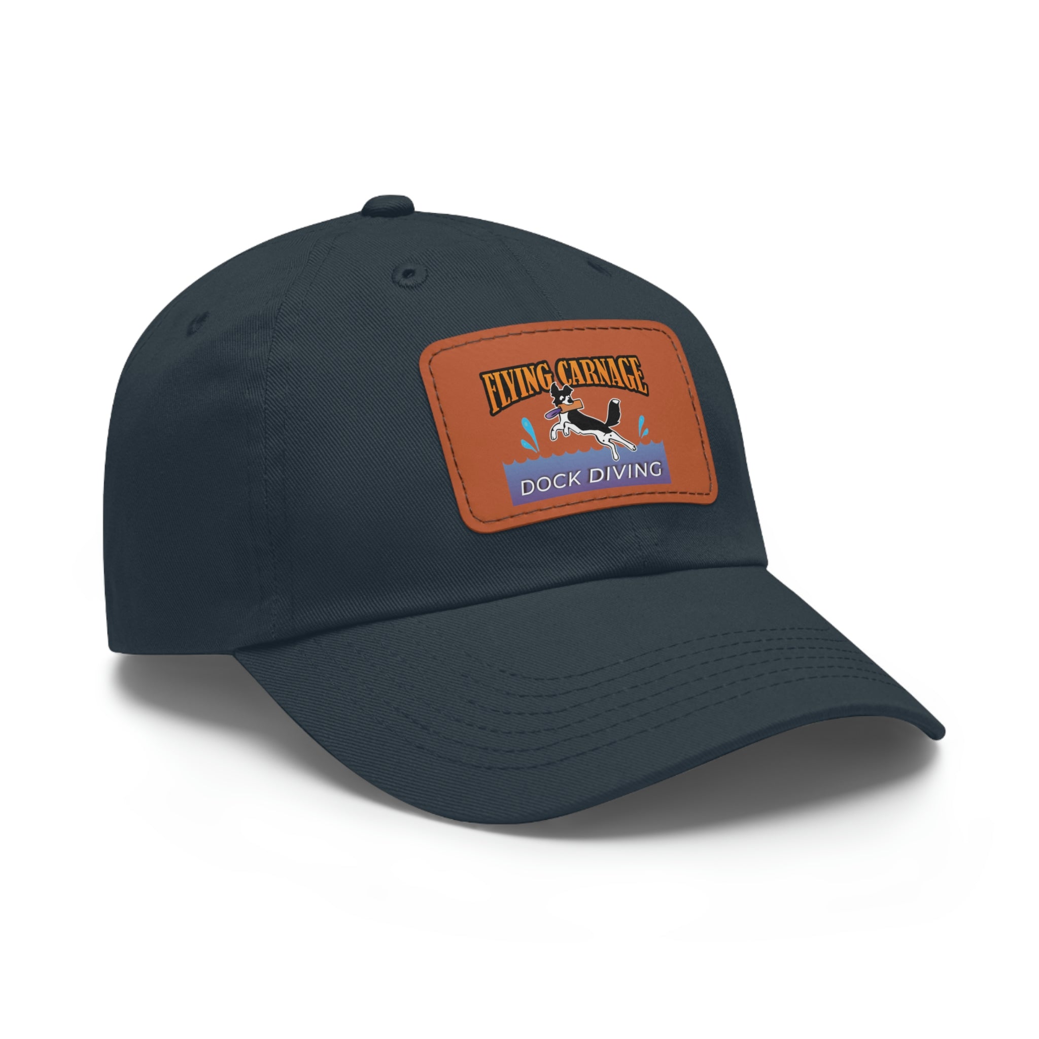 Multi Color Leather Patch Hat