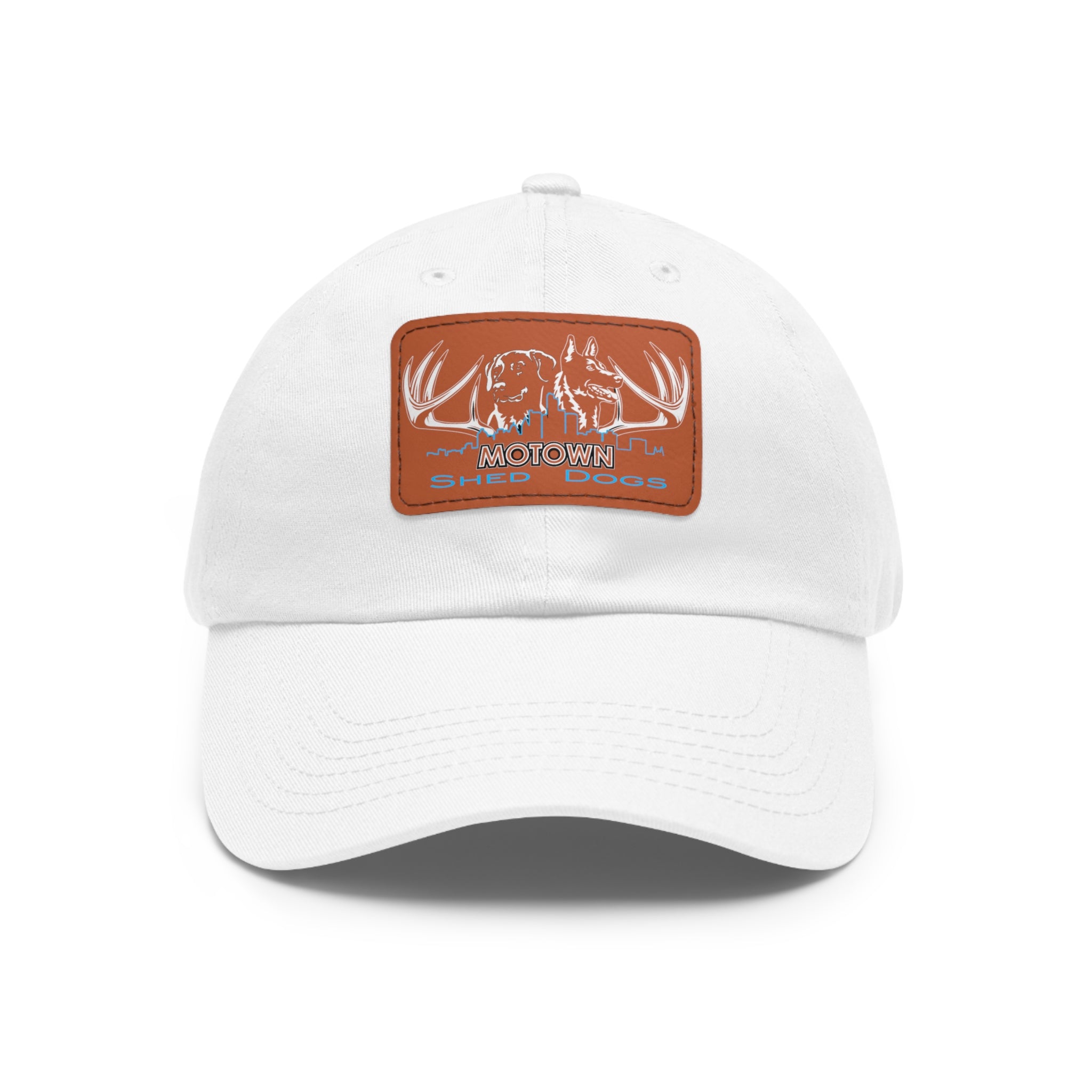 MoTown Multi Color hat with Leather Patch (Rectangle)