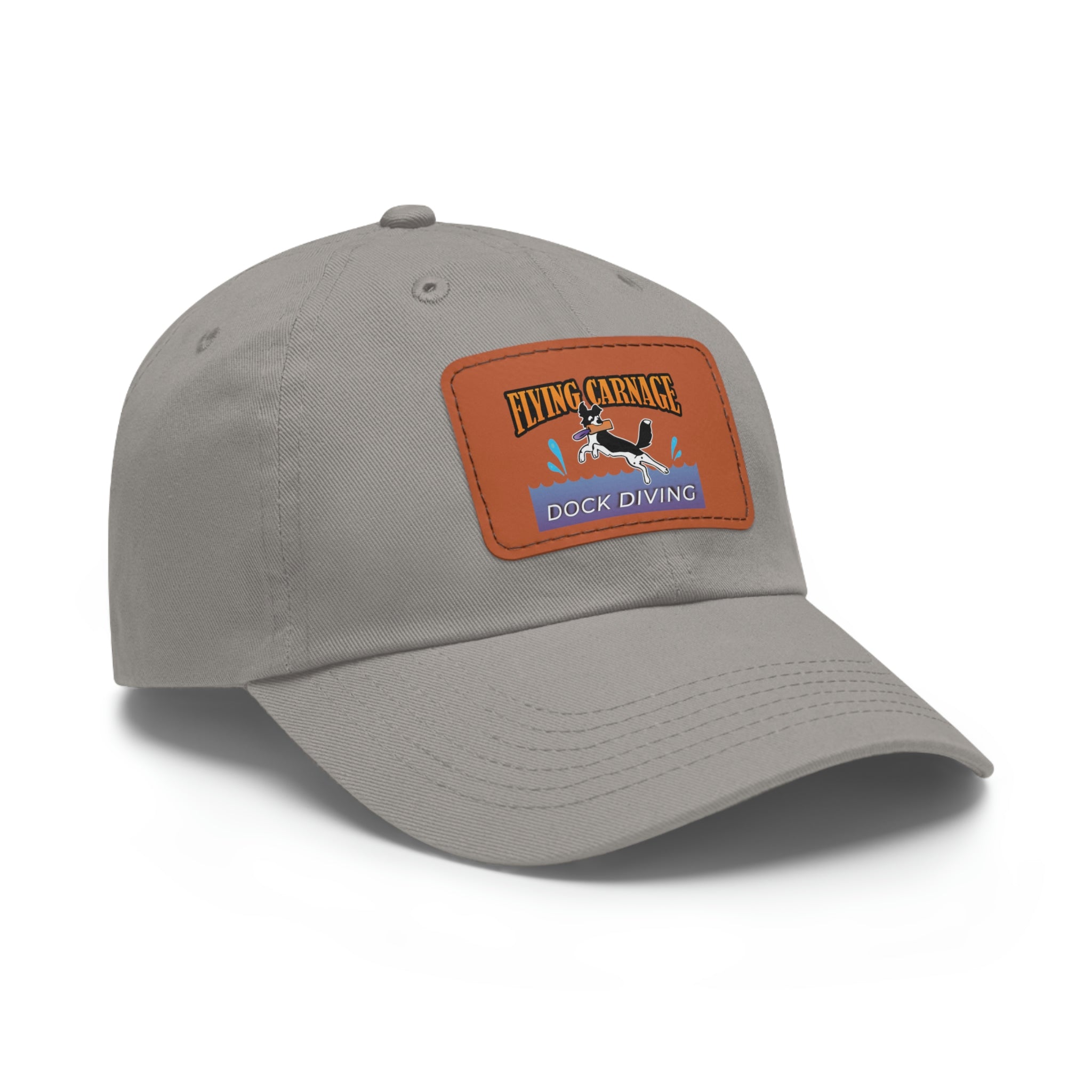 Multi Color Leather Patch Hat