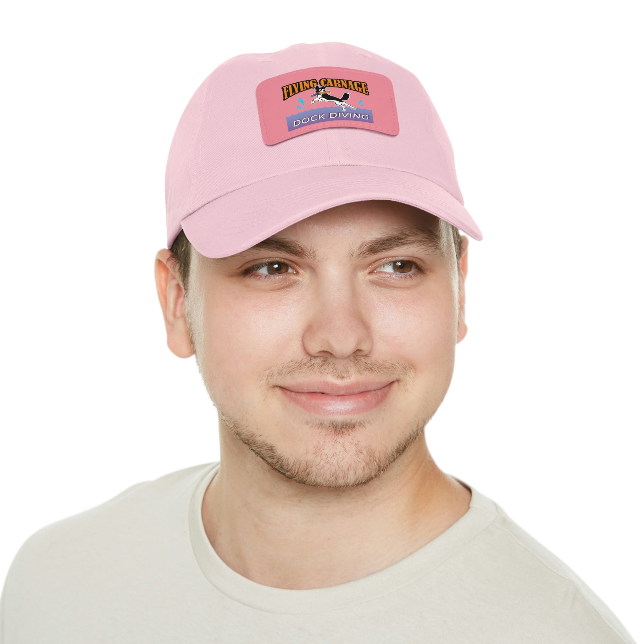 Multi Color Leather Patch Hat