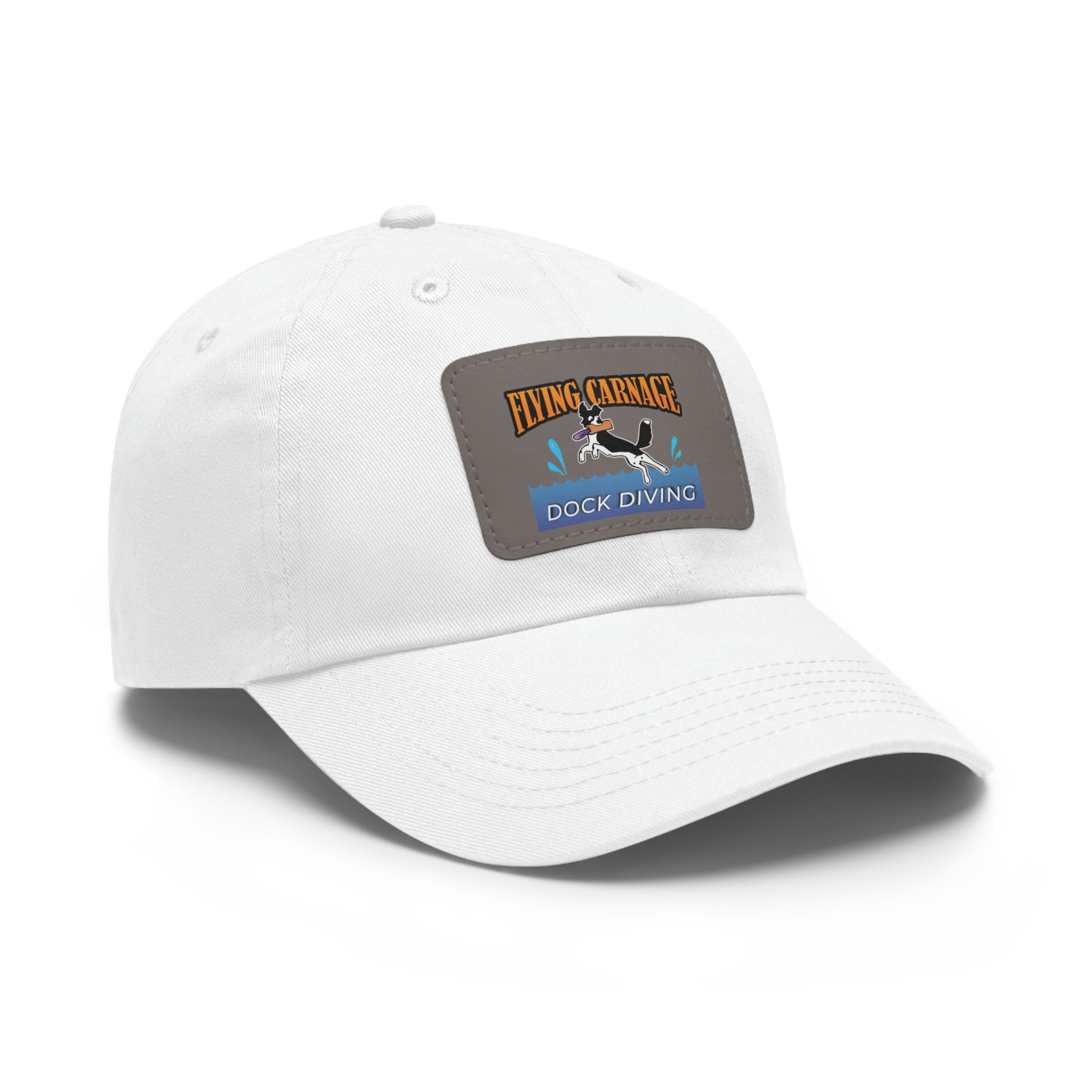 Multi Color Leather Patch Hat