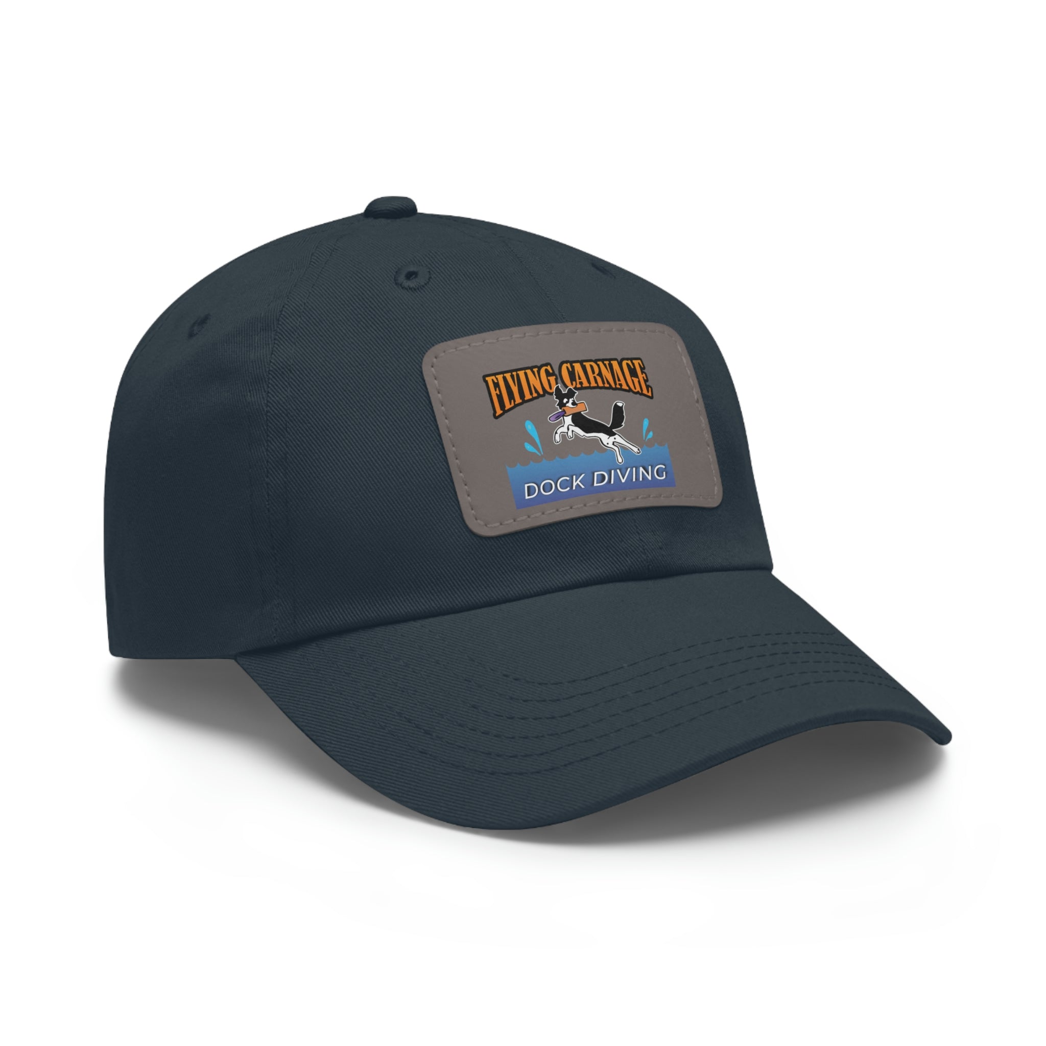 Multi Color Leather Patch Hat