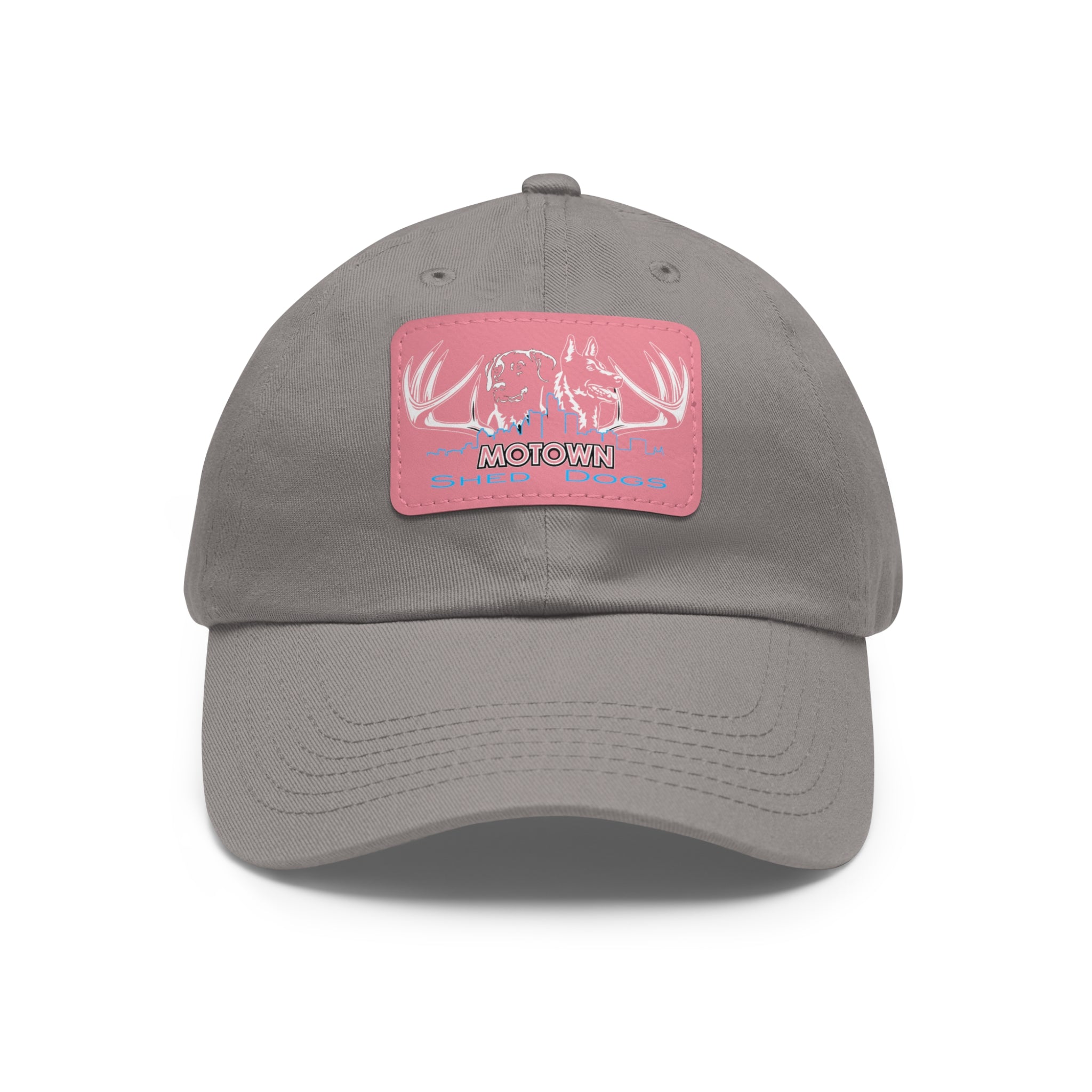 MoTown Multi Color hat with Leather Patch (Rectangle)