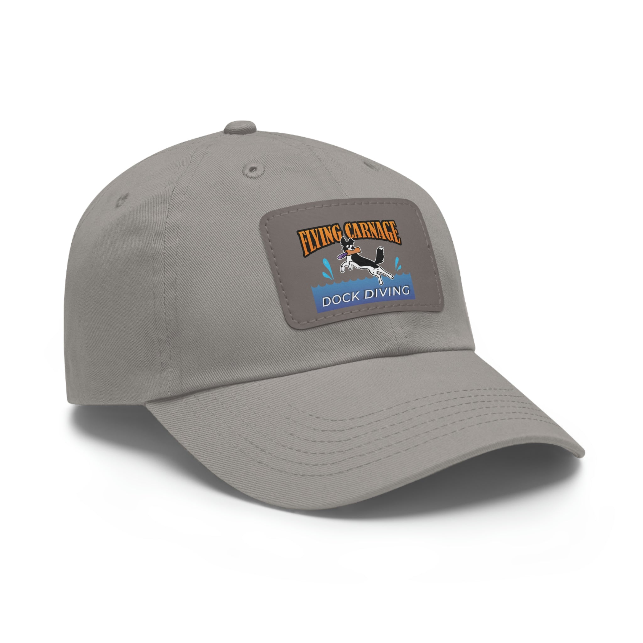 Multi Color Leather Patch Hat