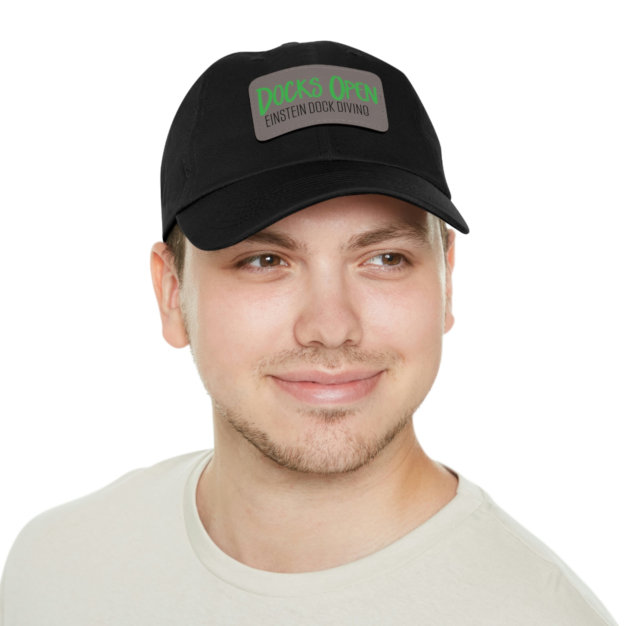 Hat with Leather Patch