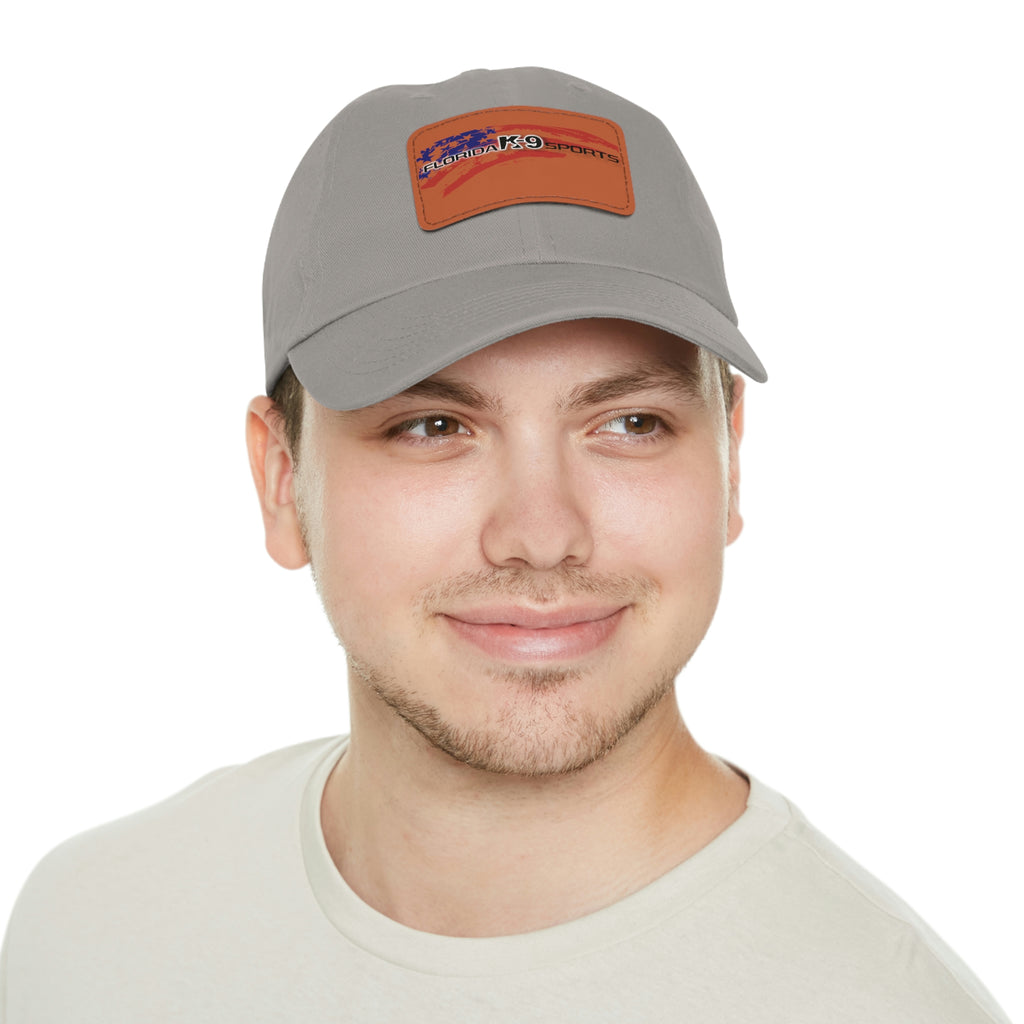 Multi Color Hat with Leather Patch (Rectangle)