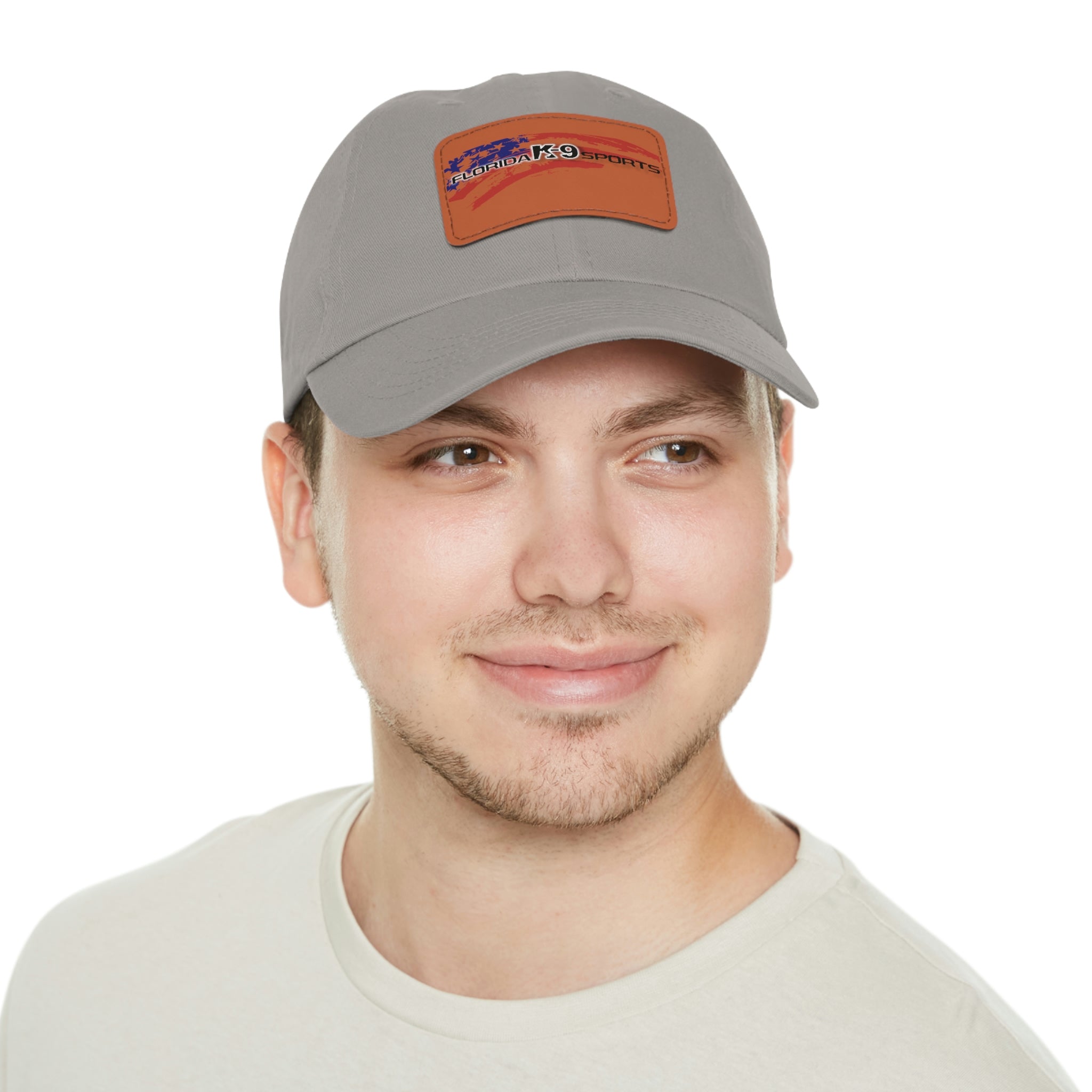 Multi Color Hat with Leather Patch (Rectangle)