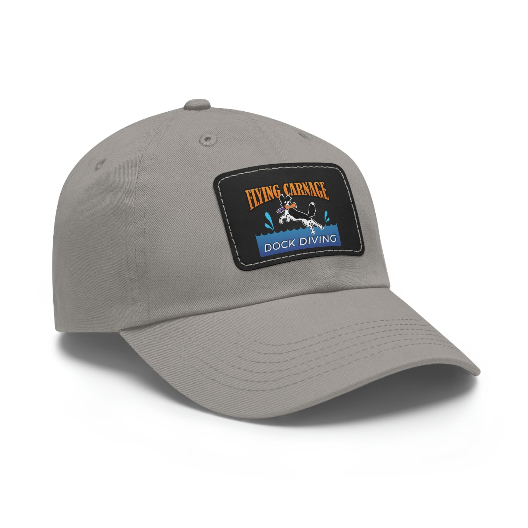 Multi Color Leather Patch Hat
