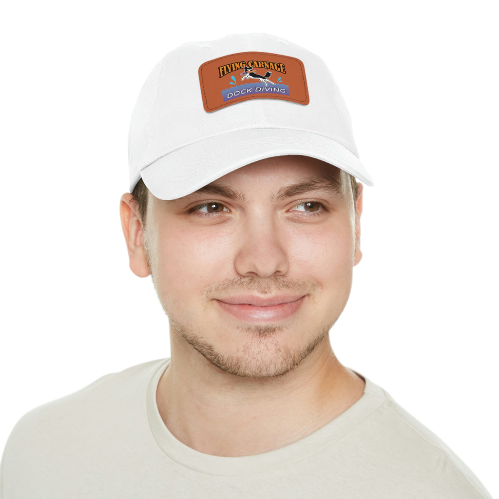 Multi Color Leather Patch Hat