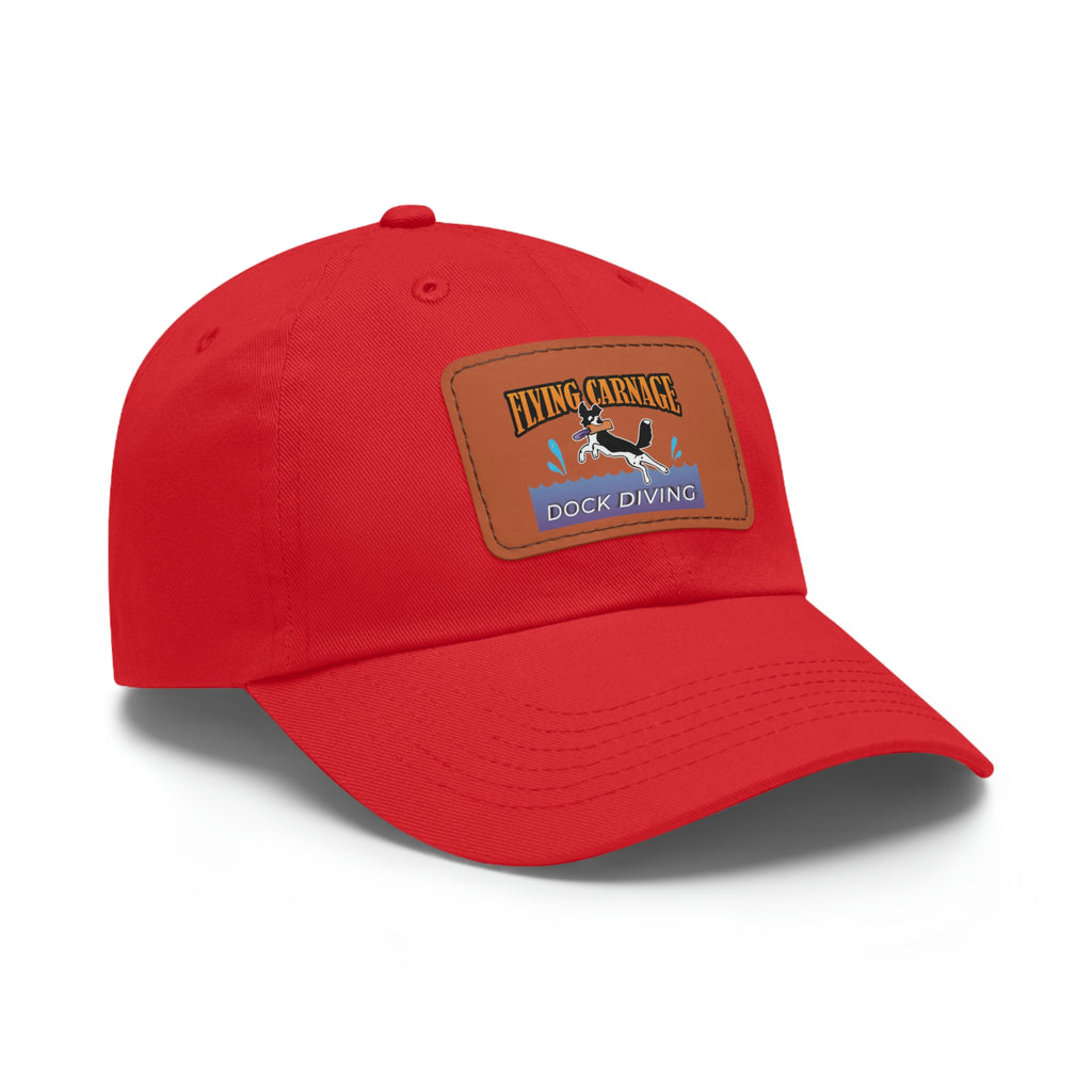 Multi Color Leather Patch Hat