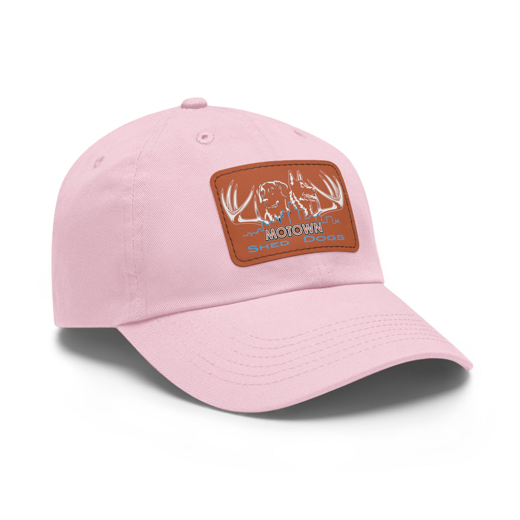 MoTown Multi Color hat with Leather Patch (Rectangle)