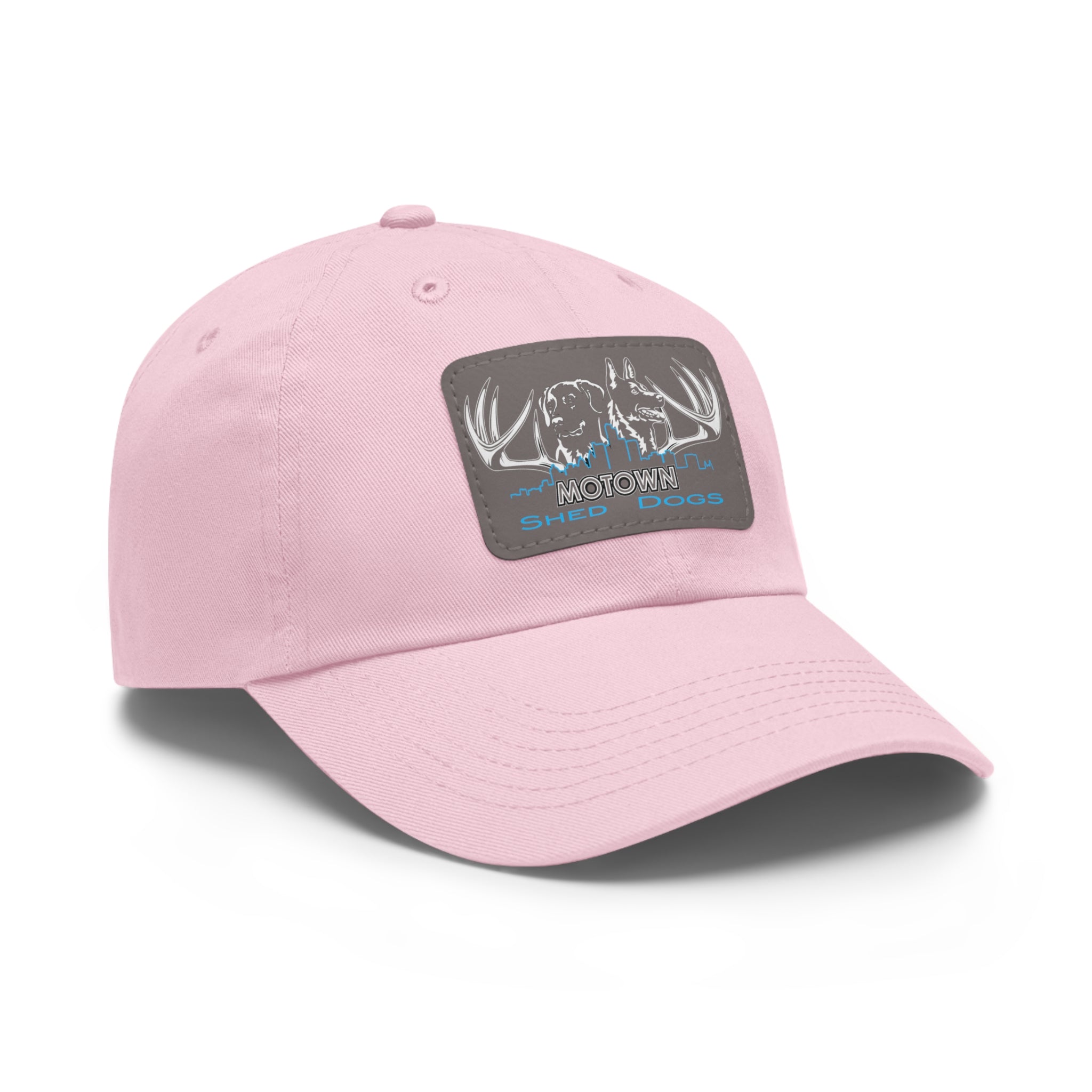 MoTown Multi Color hat with Leather Patch (Rectangle)