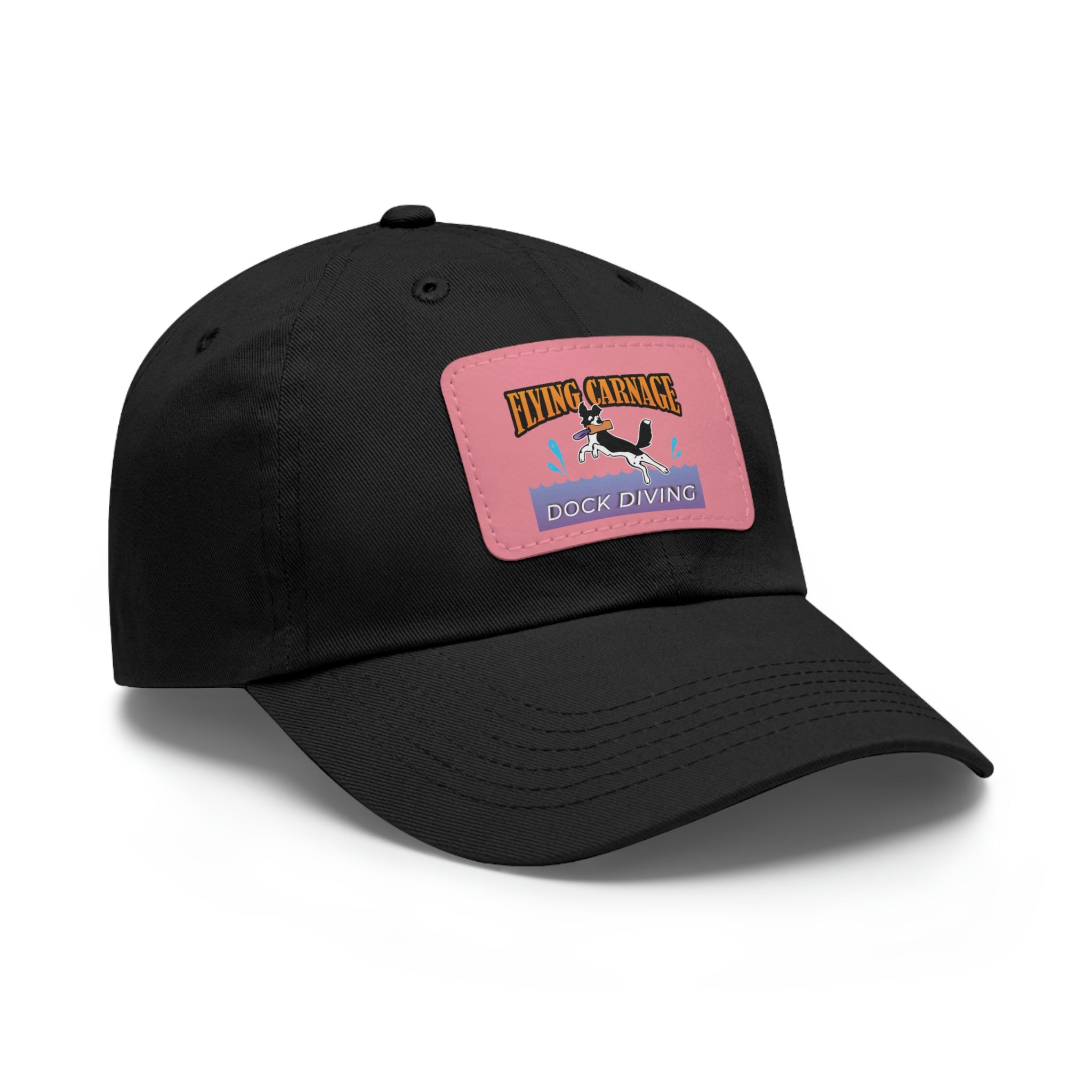 Multi Color Leather Patch Hat